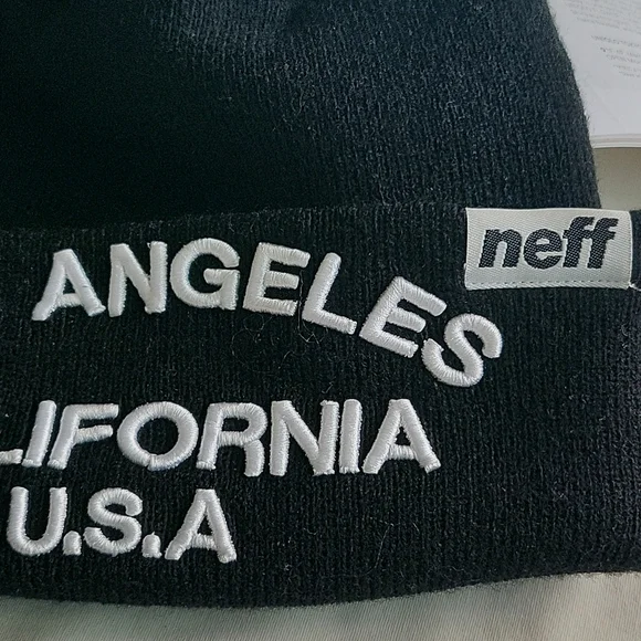Like New!!Neff Embroidery Beanie - Picture 2 of 3